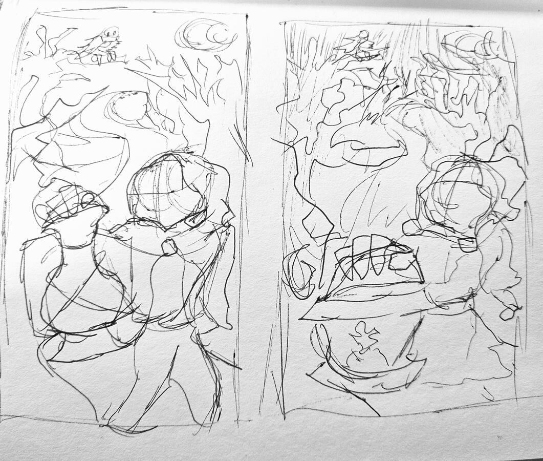 Midnight Shadows (early sketches)